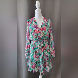Anna Kay Floral Mini Dress